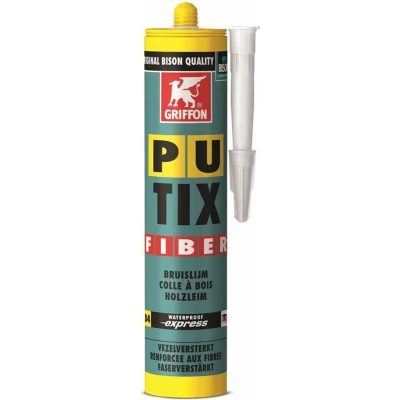 Afbeelding van Griffon pu tix fiber 340 gr, geel, koker