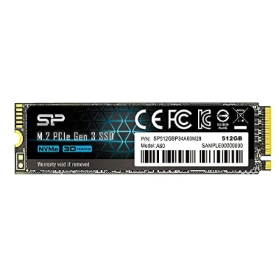 Afbeelding van Silicon Power P34A60 M.2 512 GB PCI Express SLC NVMe