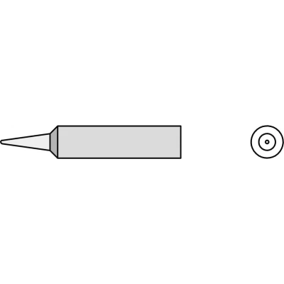Afbeelding van Weller XNT 1 soldeerpunt Ronde vorm Grootte 0.5 mm Lengte soldeerpunt: 27 Inhoud: stuk(s)