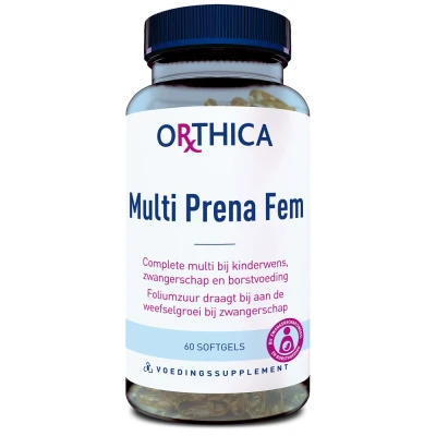 Afbeelding van Orthica Multi Prena Fem 60 softgel capsules