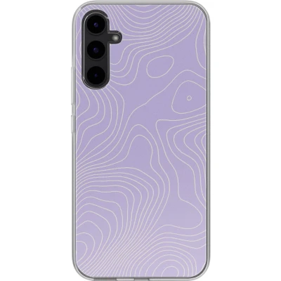 Afbeelding van imoshion hoesje Geschikt voor Samsung Galaxy A34 (5G) Siliconen Design Meerkleurig / topo_lilac