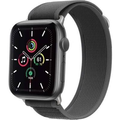 Afbeelding van imoshion Nylon Trail bandje Geschikt voor Apple Watch 4, 5, 6, 7, 8, 9, 10, SE, Ultra (2) 44/45/46/49 mm Grijs One Size