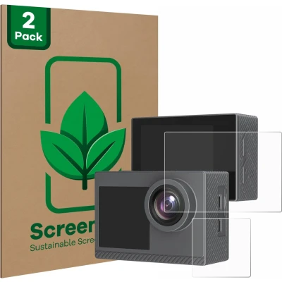 Afbeelding van ScreenLeaf Screenprotector voor Akaso Brave 4 Pro Duurzame schermbescherming Folie Beschermfolie transparant (2 Stuks)
