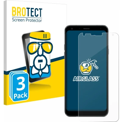 Afbeelding van BROTECT Screenprotector voor LG Q7 / Plus Folie Beschermfolie Beschermglas transparant (3 Stuks)