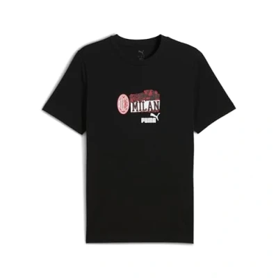 Afbeelding van Puma AC Milan Ftblnrgy Tshirt print, Heren, Maat: XL, Black/for all time red
