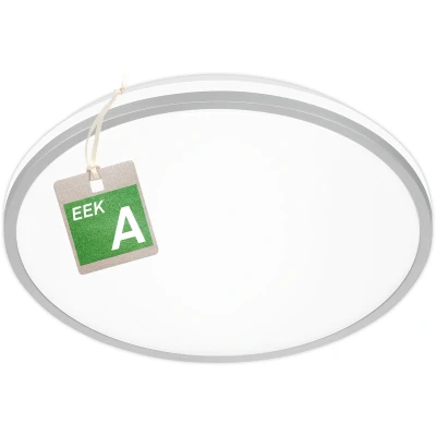Afbeelding van Briloner Pulap A LED plafondlamp 3836014 EEK 50.000h licht Indirect Neutraal wit Ø 33 x 6 cm Mat chroom