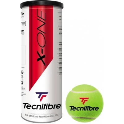 Afbeelding van Tecnifibre X One Tennisballen Gasgevuld 3 Ballen Geel