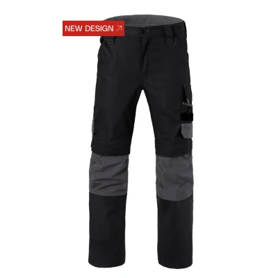Afbeelding van HAVEP Werkbroek kniezakken Attitude 80229 Zwart/Charcoal
