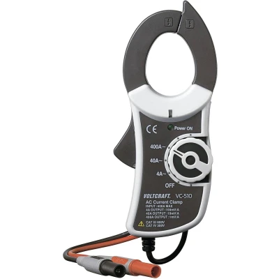 Afbeelding van VOLTCRAFT VC 510 Stroomtangadapter Meetbereik A/AC (bereik): 0 400 A