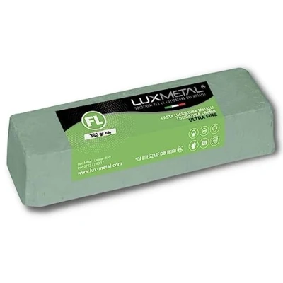Afbeelding van Lux Metal Schuurpasta, ultradun, groen, 350 g, metaal, roestvrij staal, aluminium, voor messing, reiniging, koper, goud, zilver, polijstmiddel, chroom, plexiglas, epoxyhars, kunststof,