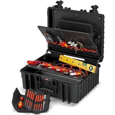 Afbeelding van Knipex Robust 34 Elektro Gereedschapskoffer (met inhoud) 26 delig Electricien