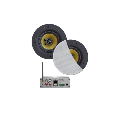 Afbeelding van WIFI Audiosysteem incl Samba 4065 speakers (wit) 50 WATT