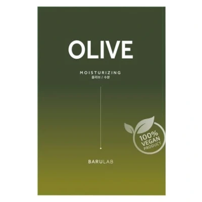 Afbeelding van Vegan Koreaanse Sheet Masks Barulab The Clean Olive Mask 11 g 1 stuk