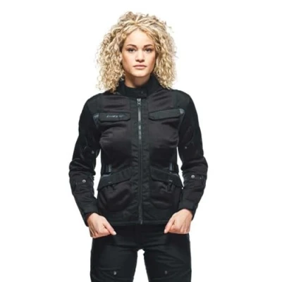 Afbeelding van Dainese Desert Lady Tex Jacket Black Ebony 38 Maat Jas