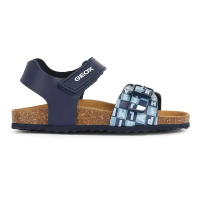 Afbeelding van Geox J Ghita Boy B herensandalen, Navy Blauw