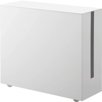 Afbeelding van Yamazaki Cable box with casters Tower White