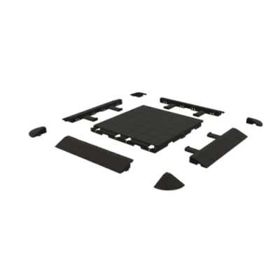 Afbeelding van Isabella Floor Terrastegel Zwart Tenttapijten &amp; Tegels