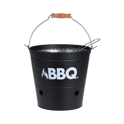 Afbeelding van BBQ emmer mat zwart