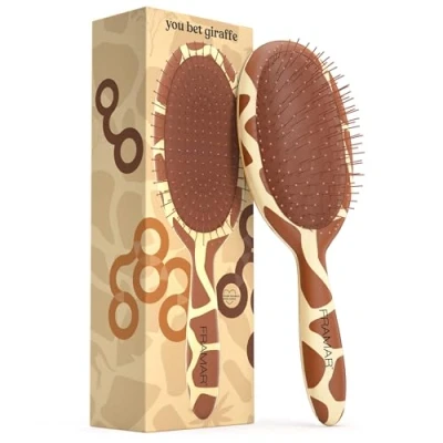 Afbeelding van Framar You Bet Giraffe Detangle Brush