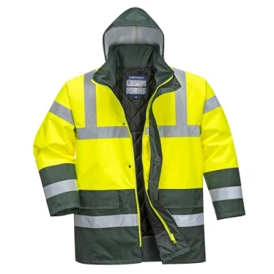 Afbeelding van Portwest S466 Contrasterende jas voor heren, geel groen, L EU