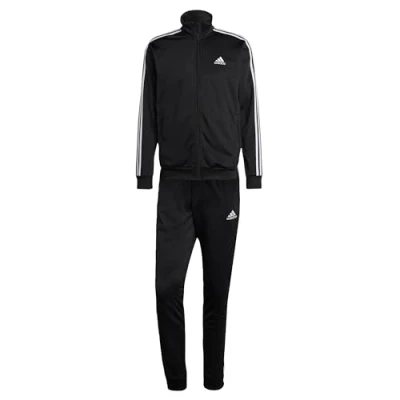 Afbeelding van adidas Sportswear 3STRIPE Tracksuit Trainingspak, Heren, Maat: XL, Black