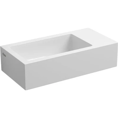Afbeelding van Clou Flush 3 toiletfontein Mineraalmarmer Rechts Met kraangat Zonder handdoekhouder Minimalistisch design