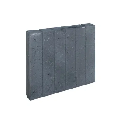 Afbeelding van 3 stuks! Blokjesband zwart 8x50x50 cm Gardenlux
