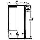 Afbeelding van KOLBENSCHMIDT 88316110 Cilindervoering