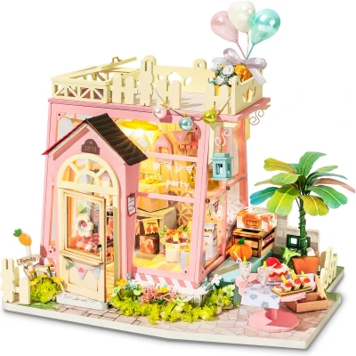 Afbeelding van Robotime Feestdagen Tijd DG153 Houten Modelbouw Poppenhuis DIY