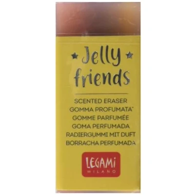 Afbeelding van Legami GP0002 Geurrubber, Jelly Friends, 2,2 x 5 cm, thema ruimte, bosbessenaroma, zachte en schone verwijdering