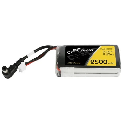 Afbeelding van Tattu LiPo accupack 7.4 V 2500 mAh Aantal cellen: 2 Softcase 3,5 mm