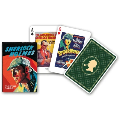 Afbeelding van Piatnik Sherlock Holmes Speelkaarten Enkeldeks