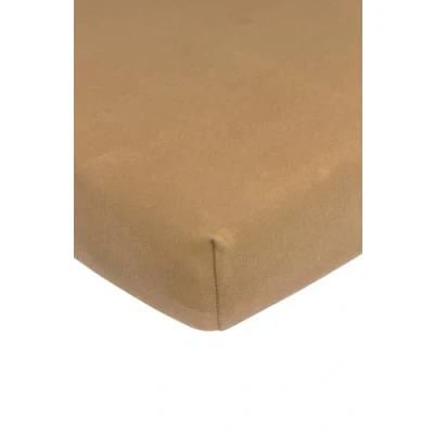 Afbeelding van Meyco Home Uni hoeslaken tweepersoons toffee 140x200cm