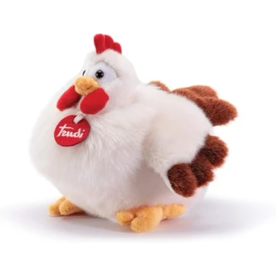 Afbeelding van Trudi Classic knuffel Kip 19 cm Hoge kwaliteit pluche Knuffeldier voor jongens en meisjes 18x19x21 maat S