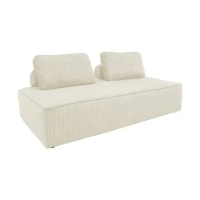 Afbeelding van sweeek 2 zits fauteuil voor modulaire corduroy bank
