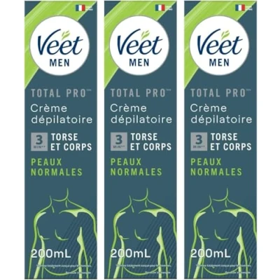 Image de Veet Men Crème Dépilatoire Homme Peaux Normales 200 ml