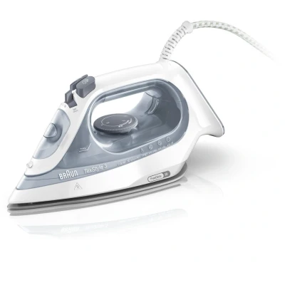 Afbeelding van Braun TexStyle 3 SI 3054 GY Stoomstrijkijzer Grijs