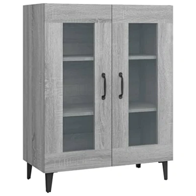 Image de vidaXL Buffet sonoma gris 69,5x34x90 cm bois d&#039;ingénierie817343