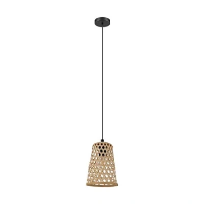Afbeelding van EGLO Claverdon Hanglamp 1 lichts Ø18 cm E27 Zwart
