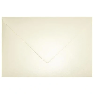 Afbeelding van Netuno Aster 25 stuks parelmoer enveloppen C5 162 x 229 mm 120 g metallic glanzende voor uitnodigingskaarten, bruiloftskaarten