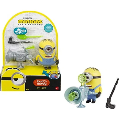 Image de Figurine Deluxe Minions Stuart et Canon 9 cm