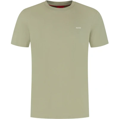 Afbeelding van HUGO DERO Tshirt basic, Heren, Maat: Small, Open green