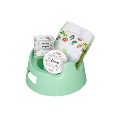 Afbeelding van Poppen plaspotje met accessoires Pinguin Heless