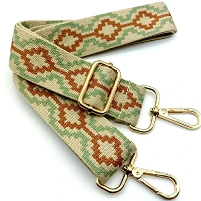 Afbeelding van schouderriem voor dames kleurrijke handtas brede riem verstelbare met gouden karabijnhaak, duurzaam schoudertas, handtas, gitaar DIY schouder accessoires meisjes, 01, 20