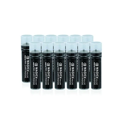 Afbeelding van ESENG Magic WM 218T Whiteboard Marker, zwart, 12 stuks
