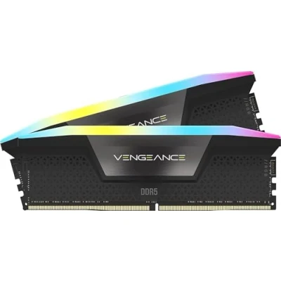 Image de CORSAIR Vengeance RGB DDR5 kit 32 Go: 2 x 16 Go DIMM 288 broches 3000 MHz / PC5 48000 CL36 1.35 V noir
