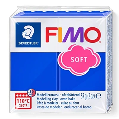 Afbeelding van Fimo klei soft Brilliant Blauw Nummer 33 57Gram
