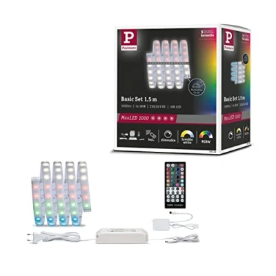 Afbeelding van Paulmann 70528 LED strip basisset 230 V 1.5 m Warmwit, RGBW