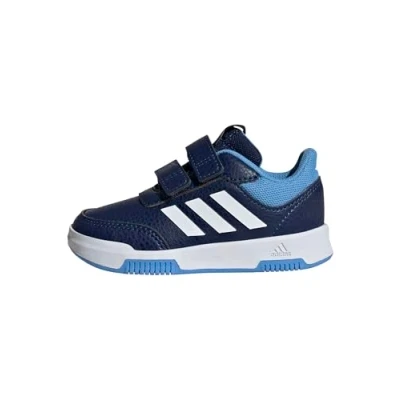 Image de adidas Mixte enfant Tensaur Hook and Loop Shoes, Dark Blue/Cloud White/Blue Burst, 20 EU
