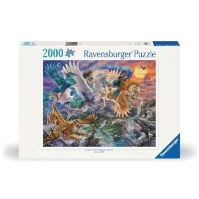 Afbeelding van Ravensburger puzzel Door de lucht op een Pegasus Legpuzzel 2000 stukjes